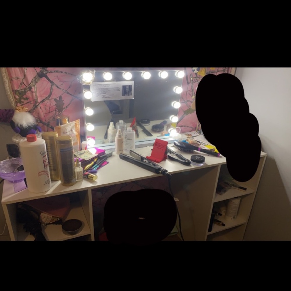 Vanity Mirror and Desk